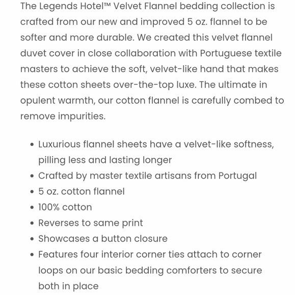 The Company Store Duvet - full size - teal blue - Picture 7 of 8